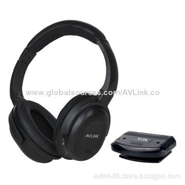 Infrared Wireless Headphones for TV/Audio System with High-quality, Built-in Battery and Speakers